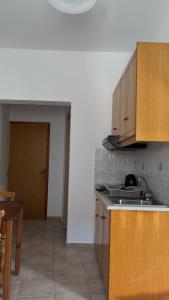 A kitchen or kitchenette at Mesohori studios
