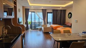 Posezení v ubytování Flc Sea Tower - ChillNow Căn hộ nghỉ dưỡng Quy Nhơn + 37 fotografií