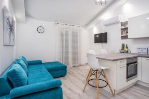 Kuchyň nebo kuchyňský kout v ubytování Seaside apartments Polić, Rogoznica
