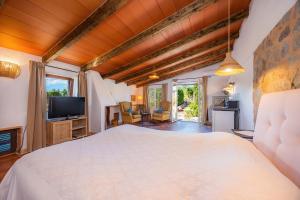 TV a/nebo společenská místnost v ubytování Junior Suite Adults Only Mallorca