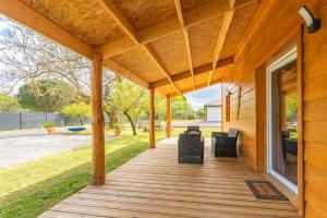 Zahrada ubytování Chalet au calme