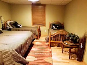 Khu vực ghế ngồi tại Cozy Family Accommodation for Five Guests in Montezuma, Iowa