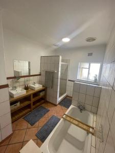 Koupelna v ubytování Barry Farmstay