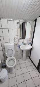 Koupelna v ubytování Apartman Kosta