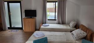 TV a/nebo společenská místnost v ubytování Apartman Kosta