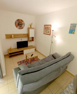 TV a/nebo společenská místnost v ubytování Apartment Lucille in center of Rabac