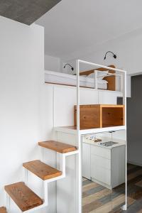 Kuchyň nebo kuchyňský kout v ubytování Mariinsky Boutique Hotel