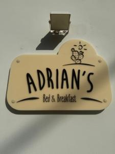 Certifikát, ocenenie alebo iný dokument vystavený v ubytovaní Adrian's B&B