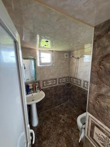 Koupelna v ubytování guesthouse gareji