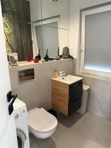 Koupelna v ubytování Apartament 5