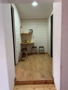 Kuchyň nebo kuchyňský kout v ubytování guesthouse gareji