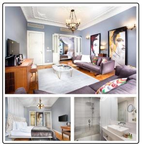 A bed or beds in a room at Lina Hotel Taksim Pera
