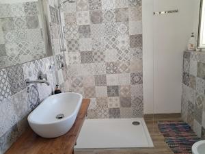 Koupelna v ubytování La casa di Aneupe