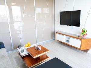 TV a/nebo společenská místnost v ubytování Apartmán Margaretova