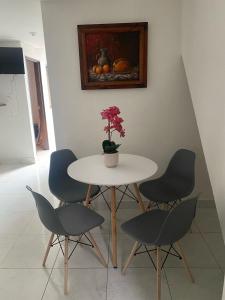 Χώρος καθιστικού στο Apartamento de 3 Habitaciones Maximo 8 Personas