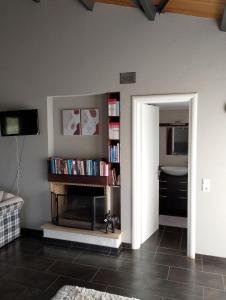 Knihovna v bed and breakfast