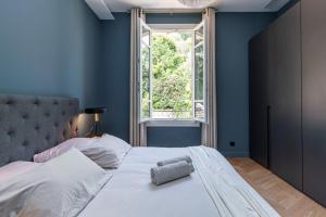 Кровать или кровати в номере HSAUVAN - Villa Design Swimming Pool Sea View