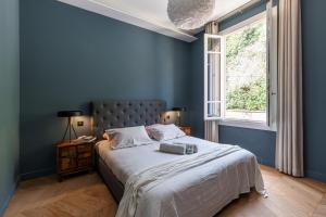 Кровать или кровати в номере HSAUVAN - Villa Design Swimming Pool Sea View