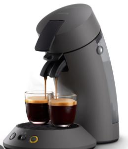a coffee maker with two cups of coffee at Le 289 Audruicq in Audruicq