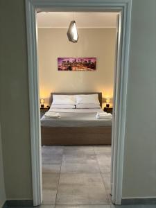 A bed or beds in a room at B&B Alle porte di Caserta