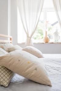 Postel nebo postele na pokoji v ubytování Apartma Roner