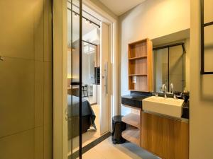 Ένα μπάνιο στο On Loefgreen: Estilo e Conforto Perto do Metrô +21 φωτογραφίες