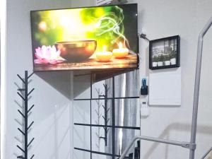 Televízia a/alebo spoločenská miestnosť v ubytovaní A6 ViviendaTuristicaValencia Ciencias