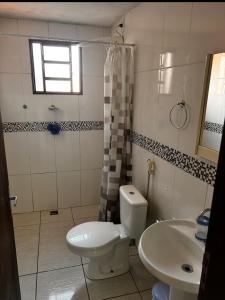 Koupelna v ubytování Casa