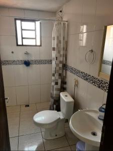 Koupelna v ubytování Casa