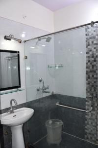Koupelna v ubytování Hotel Comfort Inn