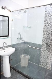 Koupelna v ubytování Hotel Comfort Inn