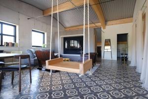 TV a/nebo společenská místnost v ubytování La Casetta del Custode
