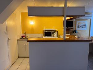 Kuchyň nebo kuchyňský kout v ubytování Studio Soleil