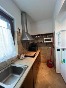 Kuchyň nebo kuchyňský kout v ubytování Saturnia Residence
