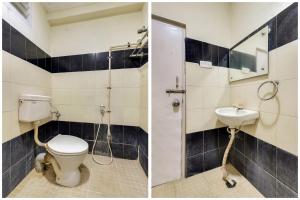 Koupelna v ubytování Hotel O Srinivasa Residency
