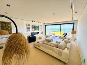 Χώρος καθιστικού στο The Perfect Beach house in Hammamet