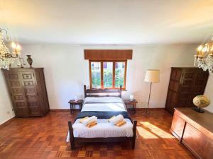 A bed or beds in a room at Chalet Las Llamas