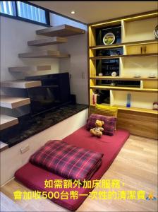 Postel nebo postele na pokoji v ubytování BV Taipei XinYi D