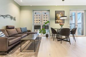Posezení v ubytování Appartment in Fredrikstad