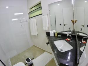 Koupelna v ubytování Luz da Lua Pousada