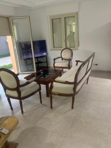 TV a/nebo společenská místnost v ubytování Villa Italia