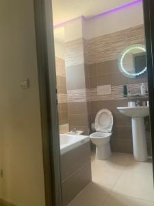 Koupelna v ubytování Villa Italia