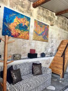 Istumisnurk majutusasutuses Ta Skorba Farmhouse Mgarr