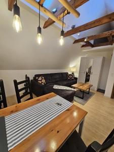 Posezení v ubytování Ferienhaus Dünenweg