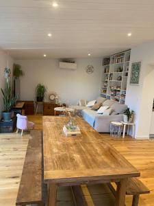 Χώρος καθιστικού στο Maison familiale Tarnos, 4 chambres, jacuzzi