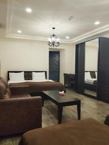 Istumisnurk majutusasutuses Boutique Living Hotel