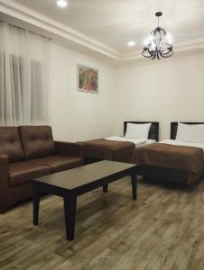 Istumisnurk majutusasutuses Boutique Living Hotel