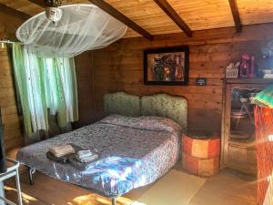 Postel nebo postele na pokoji v ubytování Poggio Alla Pieve Relais
