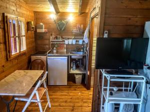 Kuchyň nebo kuchyňský kout v ubytování Poggio Alla Pieve Relais