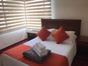 Postel nebo postele na pokoji v ubytování hotel el portal de las Flores, Alojamiento Rural